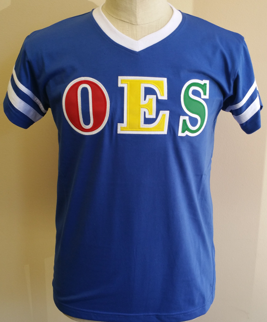 OES V-Neck Applique Tee - BD